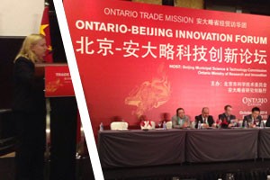 Dr. Wendy Cukier Chaired Panel on Ontario-China Innovation Collaboration